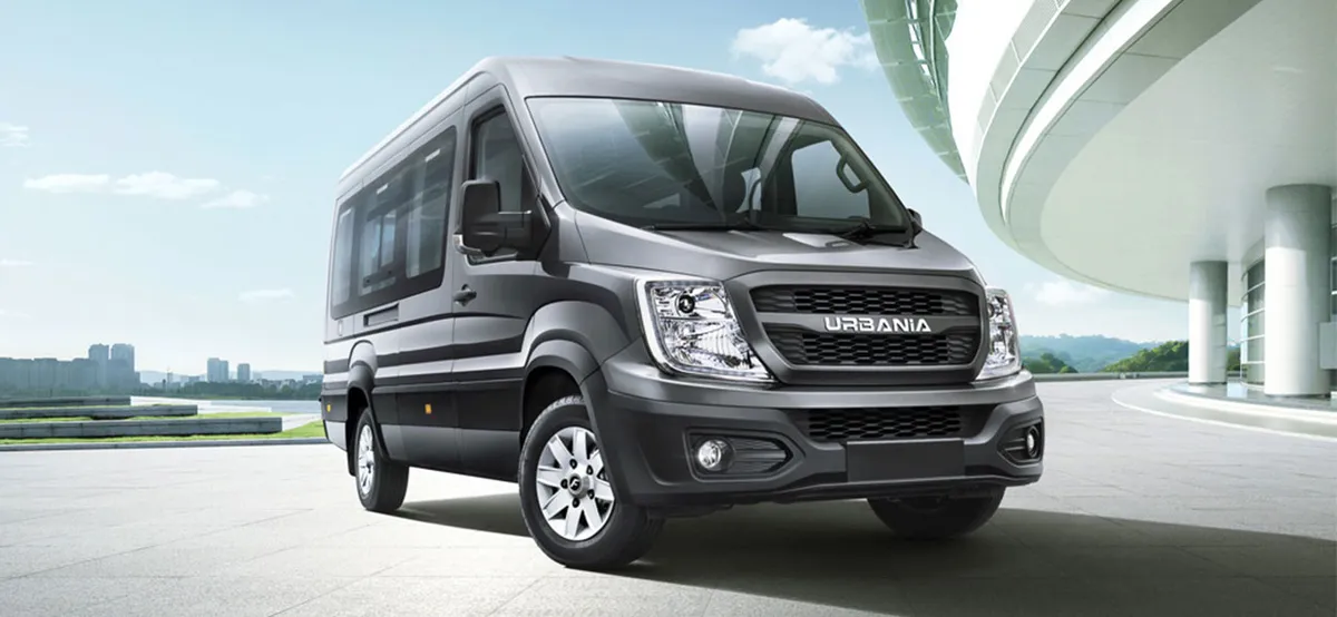 16 seater Force Urbania Normal on rent in Delhi NCR with 2x1 pushback seats – budget Urbania for group tours & pilgrimages